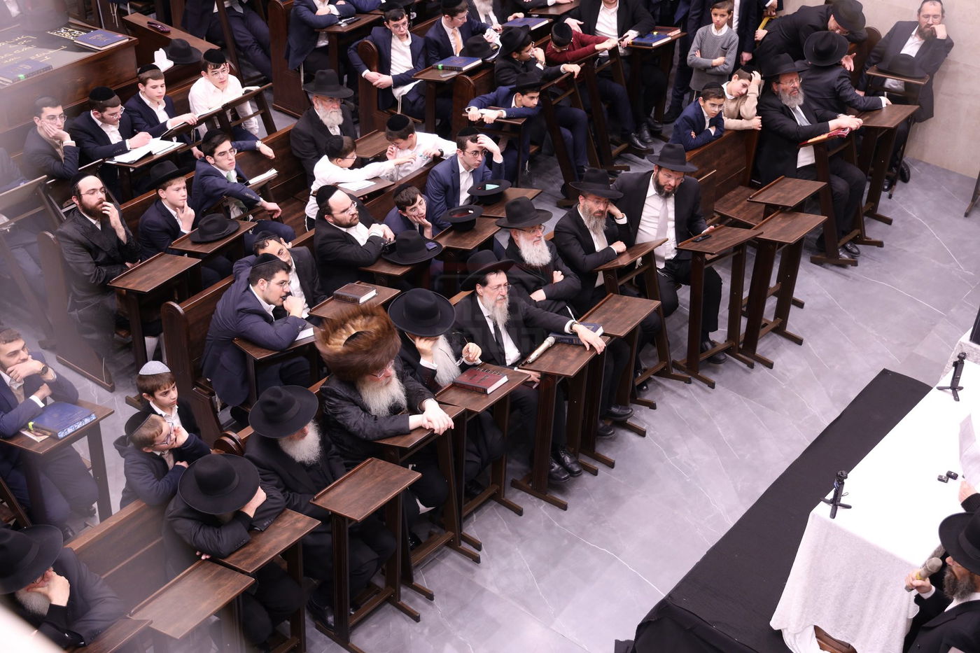 מעמד "ריתחא דאורייתא" בפתח תקווה בראשות ראש הישיבה הגר"ד לנדו