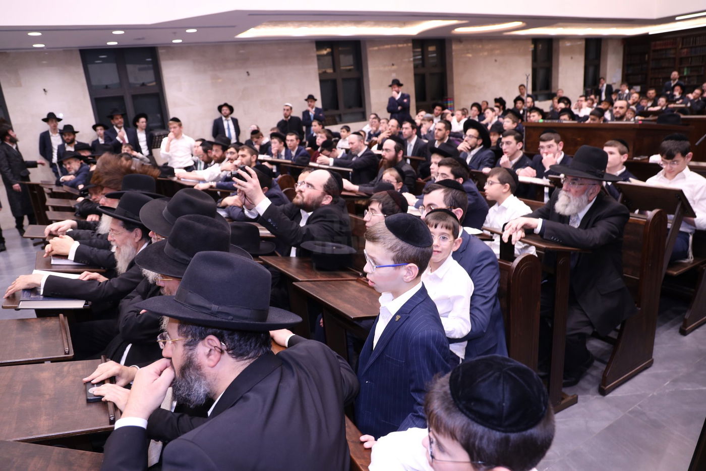 מעמד "ריתחא דאורייתא" בפתח תקווה בראשות ראש הישיבה הגר"ד לנדו