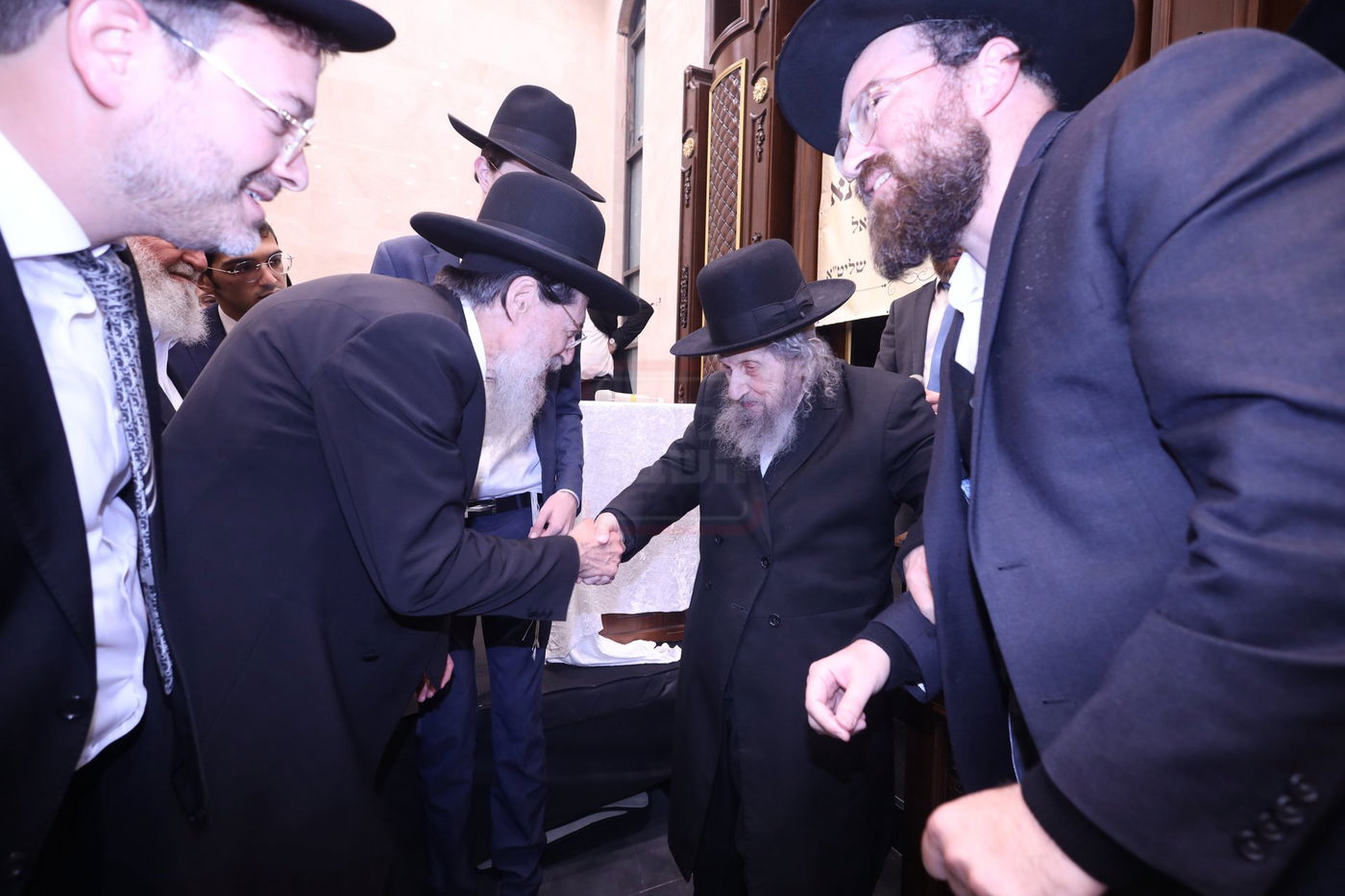 מעמד "ריתחא דאורייתא" בפתח תקווה בראשות ראש הישיבה הגר"ד לנדו