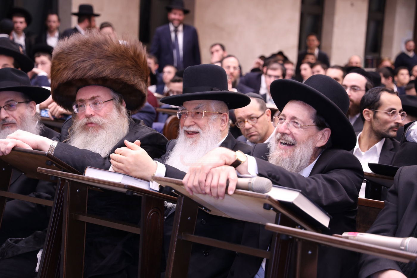 מעמד "ריתחא דאורייתא" בפתח תקווה בראשות ראש הישיבה הגר"ד לנדו