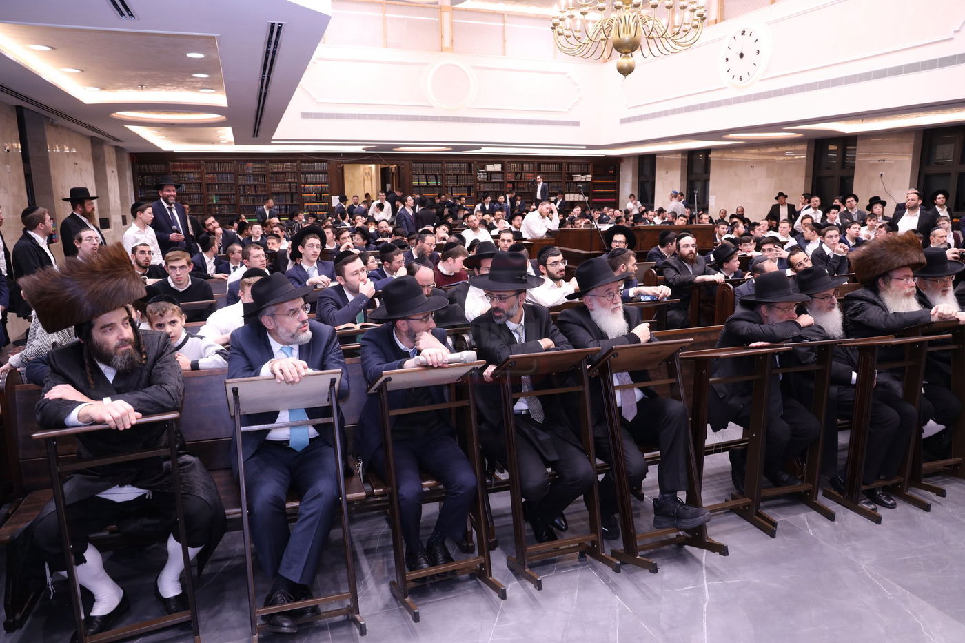 מעמד "ריתחא דאורייתא" בפתח תקווה בראשות ראש הישיבה הגר"ד לנדו