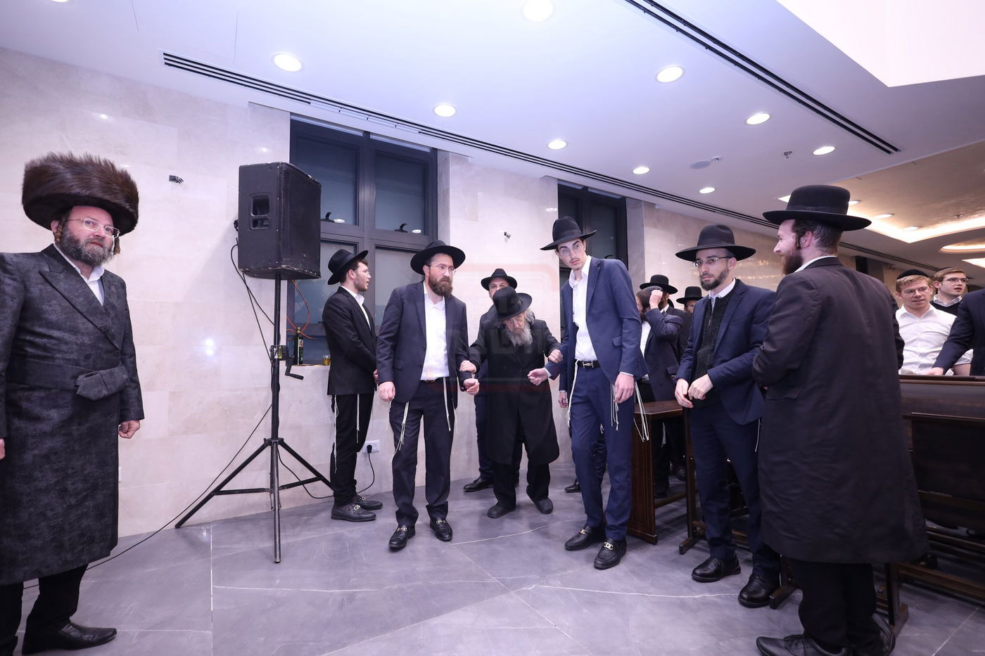 מעמד "ריתחא דאורייתא" בפתח תקווה בראשות ראש הישיבה הגר"ד לנדו