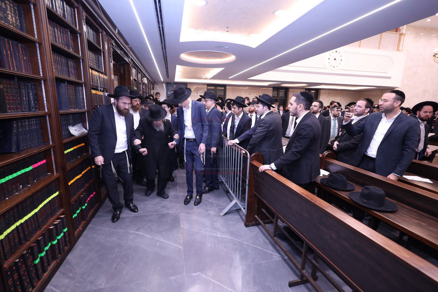 מעמד "ריתחא דאורייתא" בפתח תקווה בראשות ראש הישיבה הגר"ד לנדו