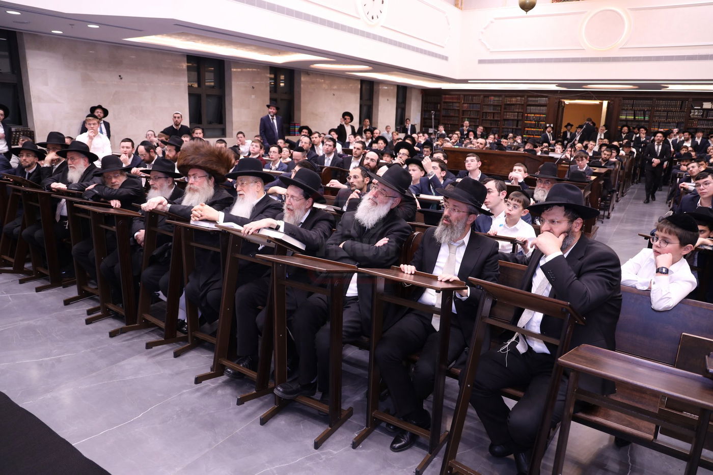 מעמד "ריתחא דאורייתא" בפתח תקווה בראשות ראש הישיבה הגר"ד לנדו