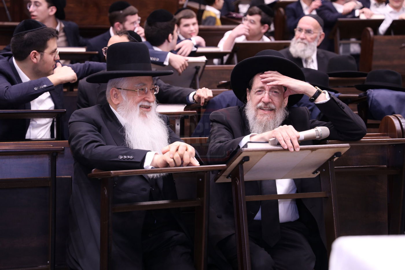 מעמד "ריתחא דאורייתא" בפתח תקווה בראשות ראש הישיבה הגר"ד לנדו