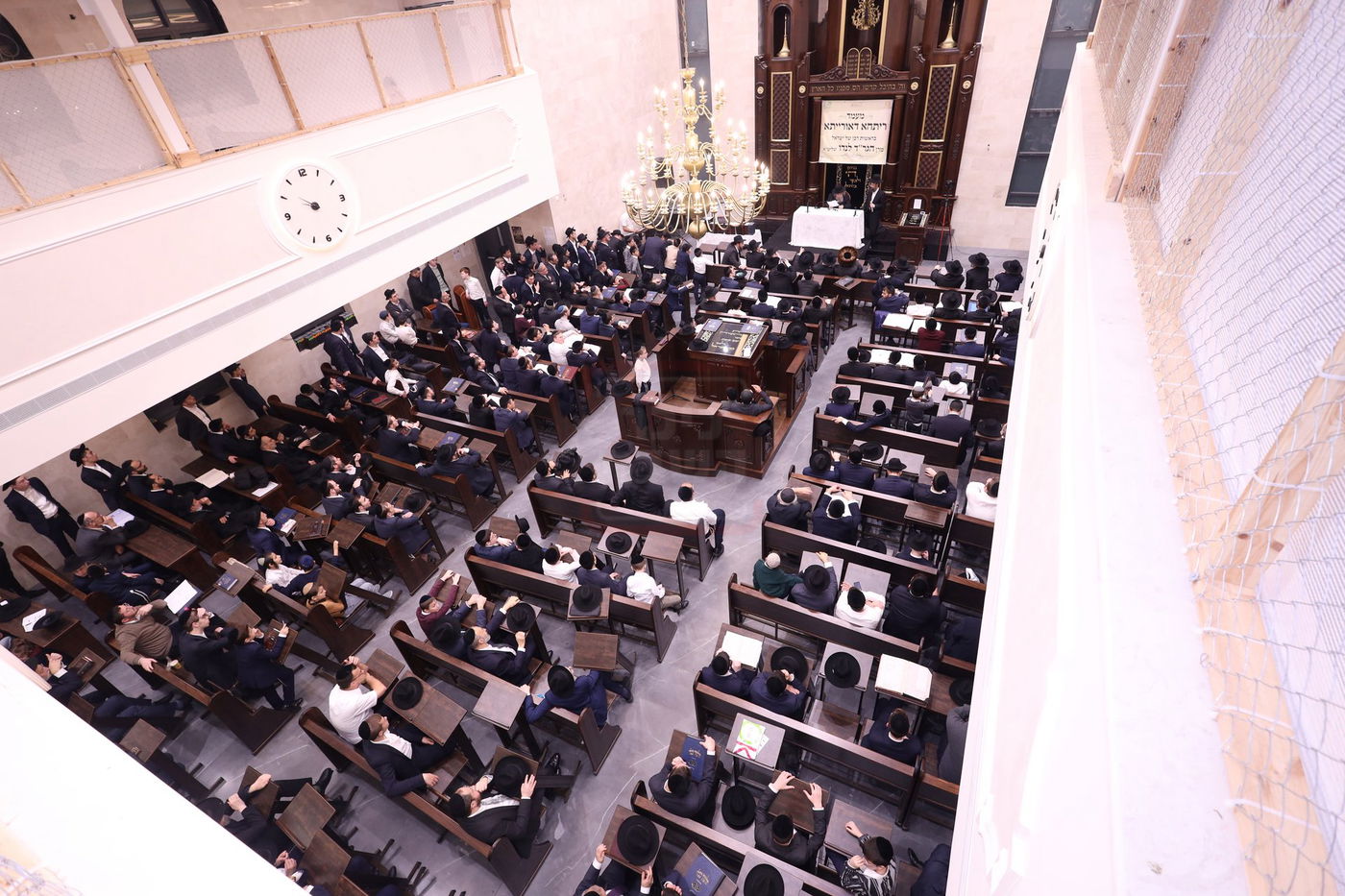 מעמד "ריתחא דאורייתא" בפתח תקווה בראשות ראש הישיבה הגר"ד לנדו