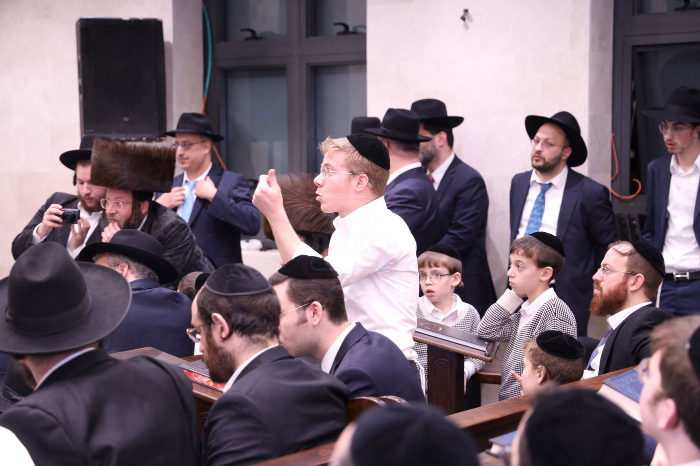 מעמד "ריתחא דאורייתא" בפתח תקווה בראשות ראש הישיבה הגר"ד לנדו