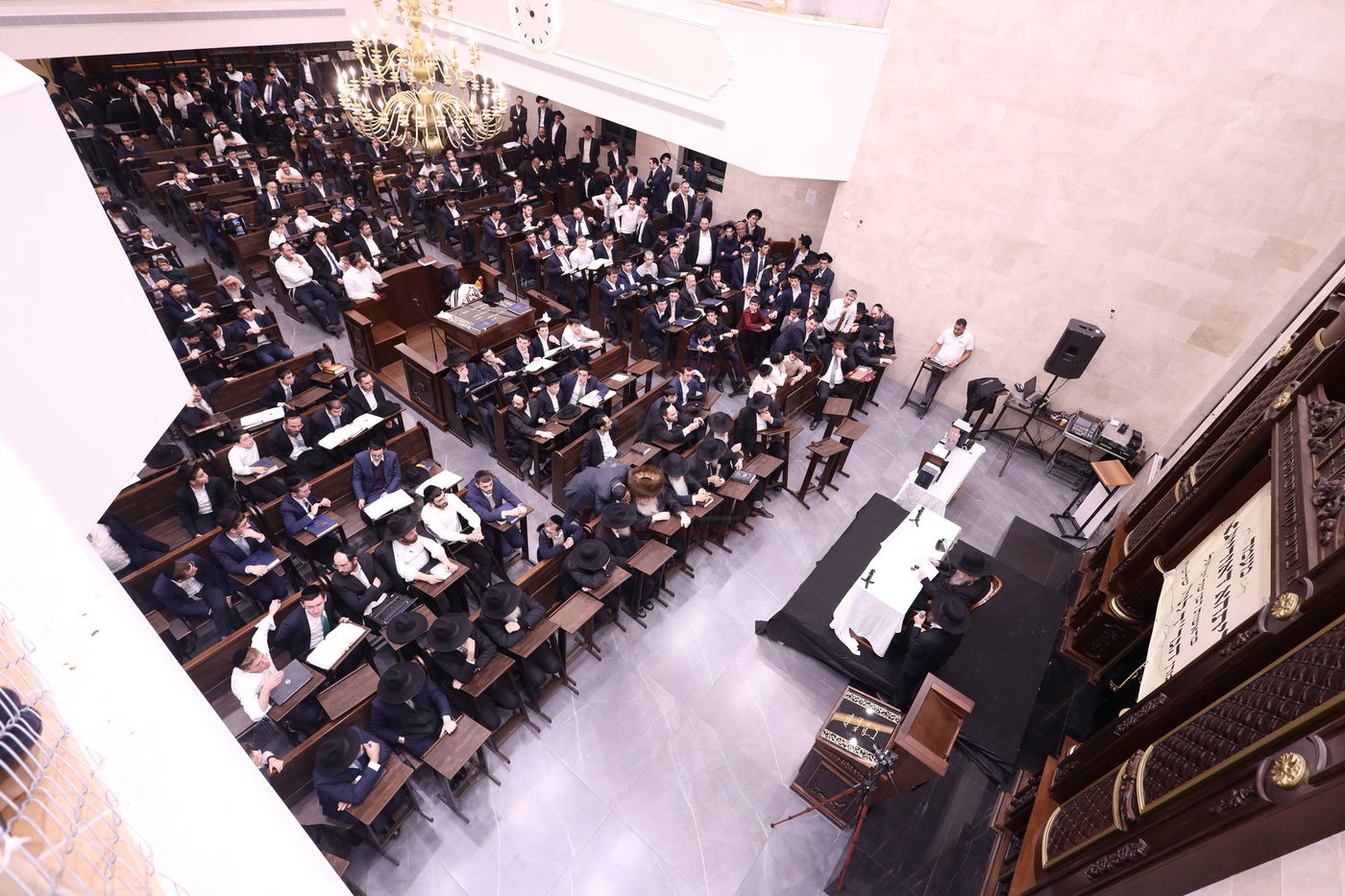 מעמד "ריתחא דאורייתא" בפתח תקווה בראשות ראש הישיבה הגר"ד לנדו