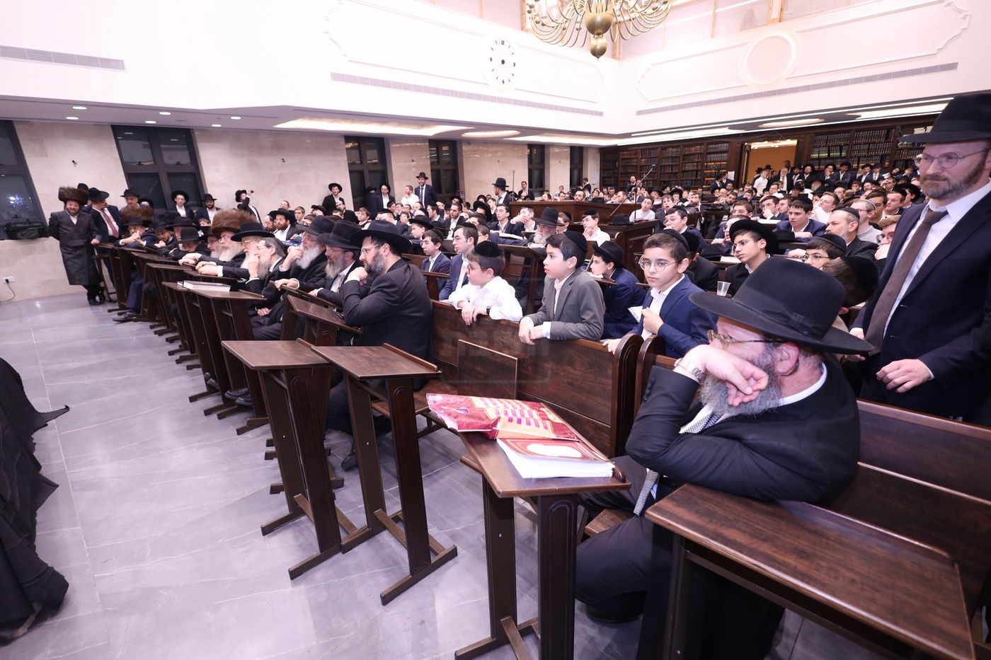 מעמד "ריתחא דאורייתא" בפתח תקווה בראשות ראש הישיבה הגר"ד לנדו