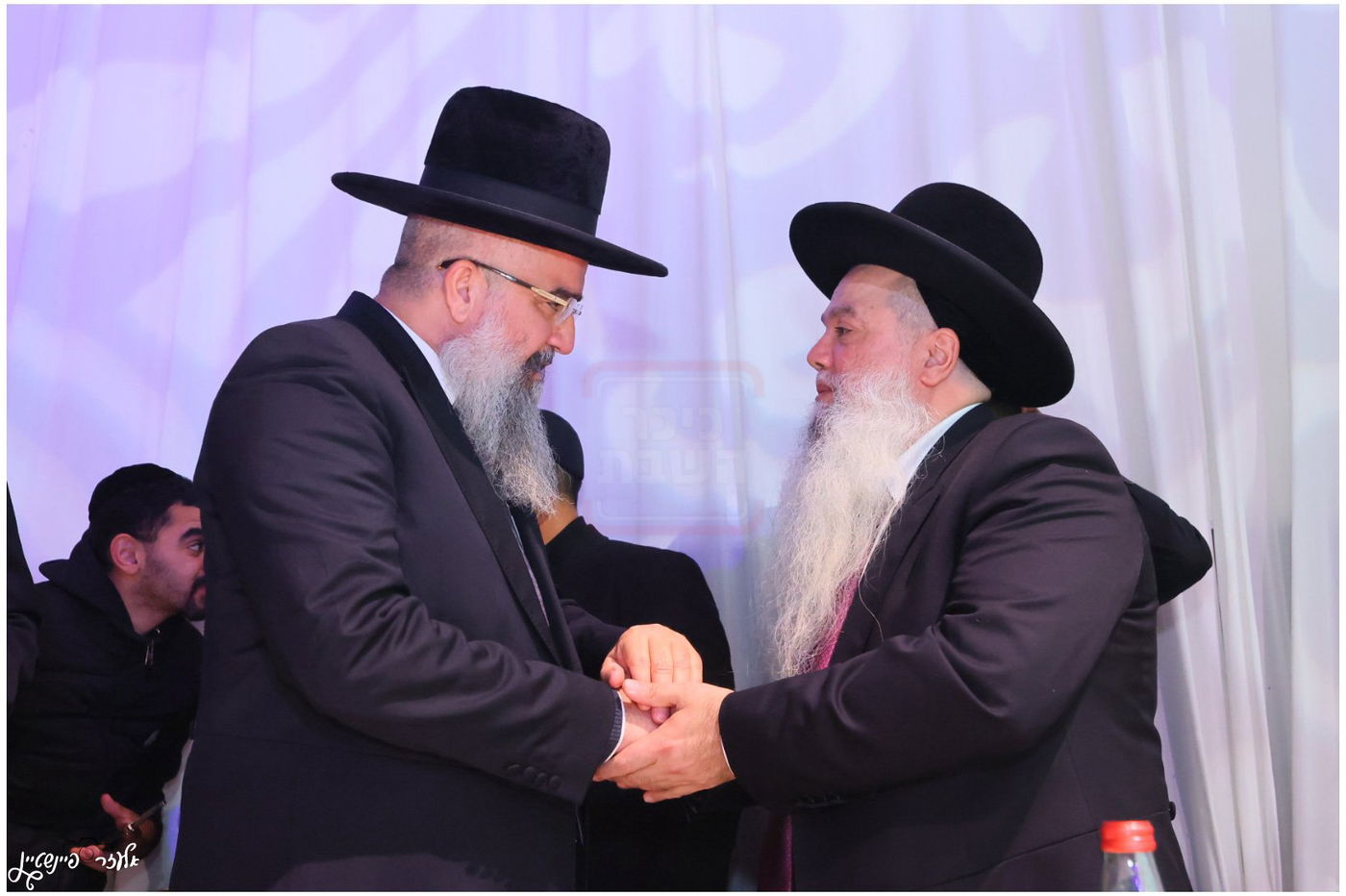 חתונת בת הגאון הרב יגאל כהן עם בן הגאון הרב אליהו שטרית