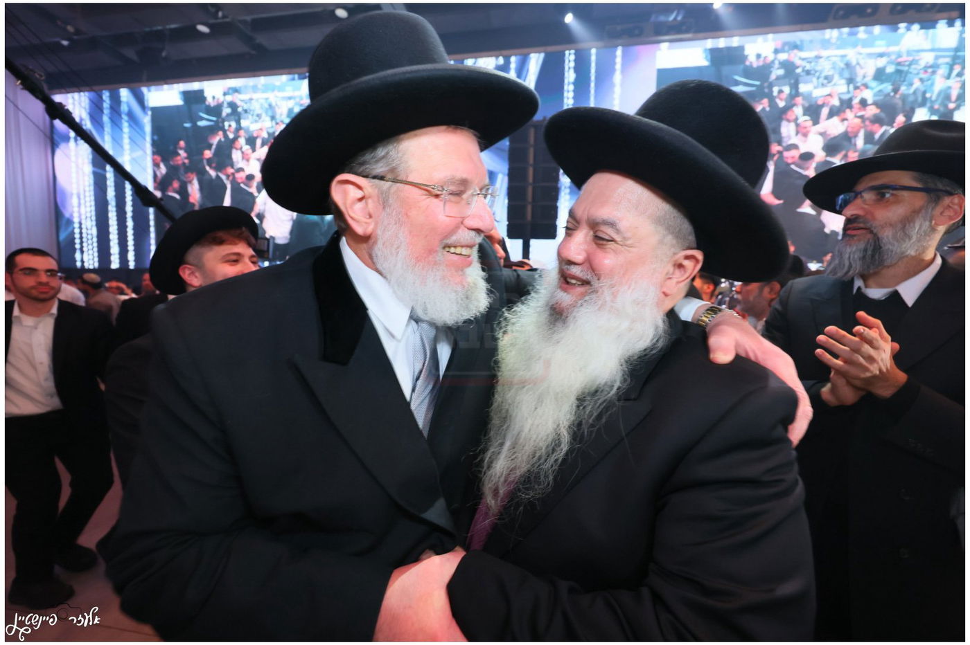 חתונת בת הגאון הרב יגאל כהן עם בן הגאון הרב אליהו שטרית