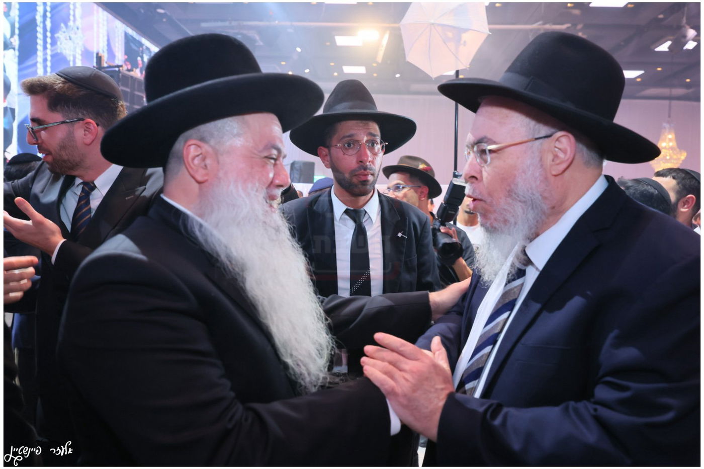 חתונת בת הגאון הרב יגאל כהן עם בן הגאון הרב אליהו שטרית