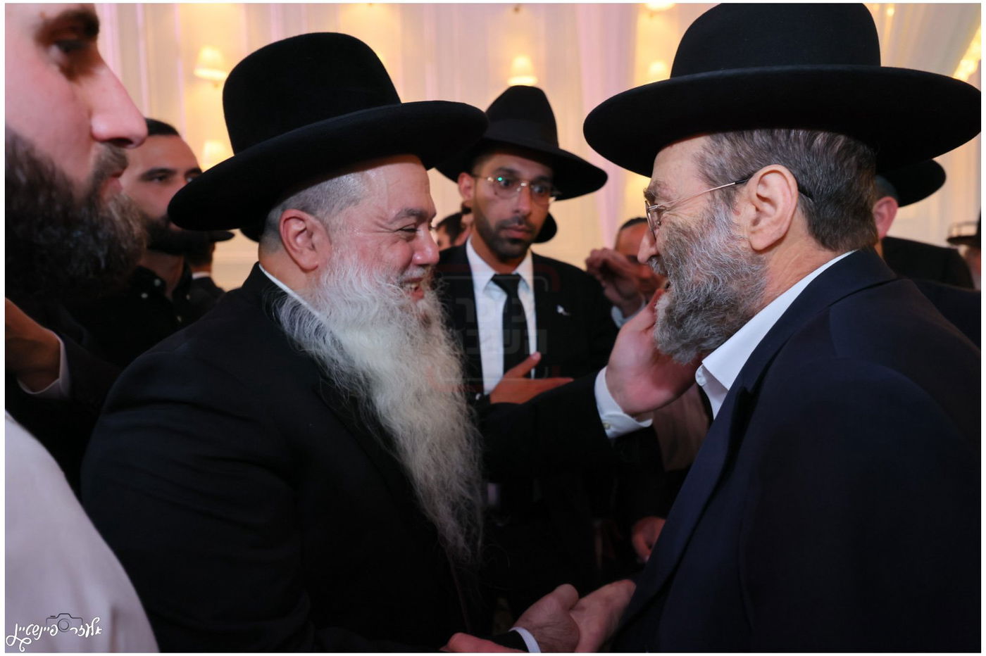 חתונת בת הגאון הרב יגאל כהן עם בן הגאון הרב אליהו שטרית