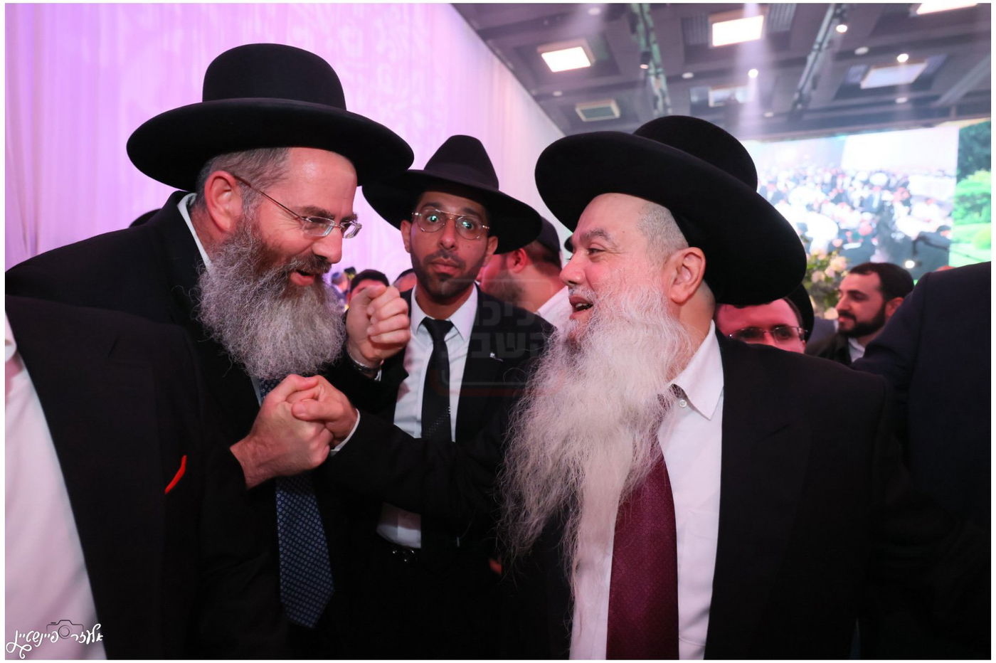 חתונת בת הגאון הרב יגאל כהן עם בן הגאון הרב אליהו שטרית