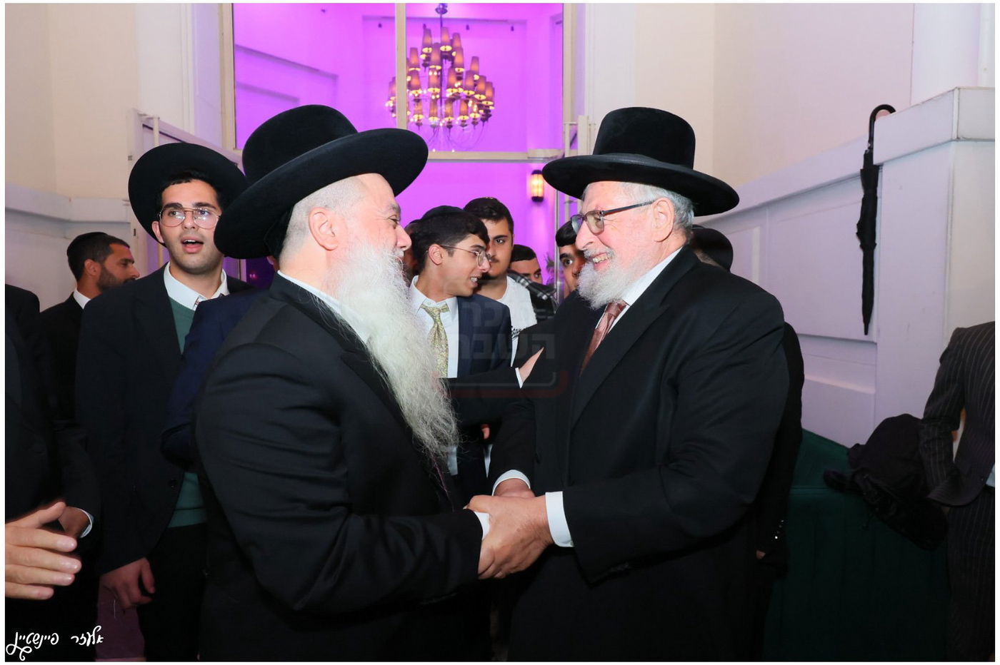 חתונת בת הגאון הרב יגאל כהן עם בן הגאון הרב אליהו שטרית