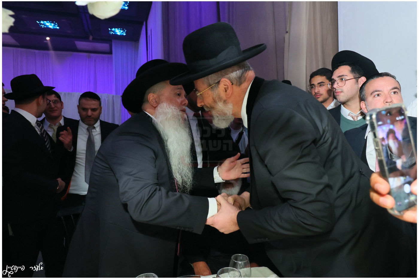 חתונת בת הגאון הרב יגאל כהן עם בן הגאון הרב אליהו שטרית