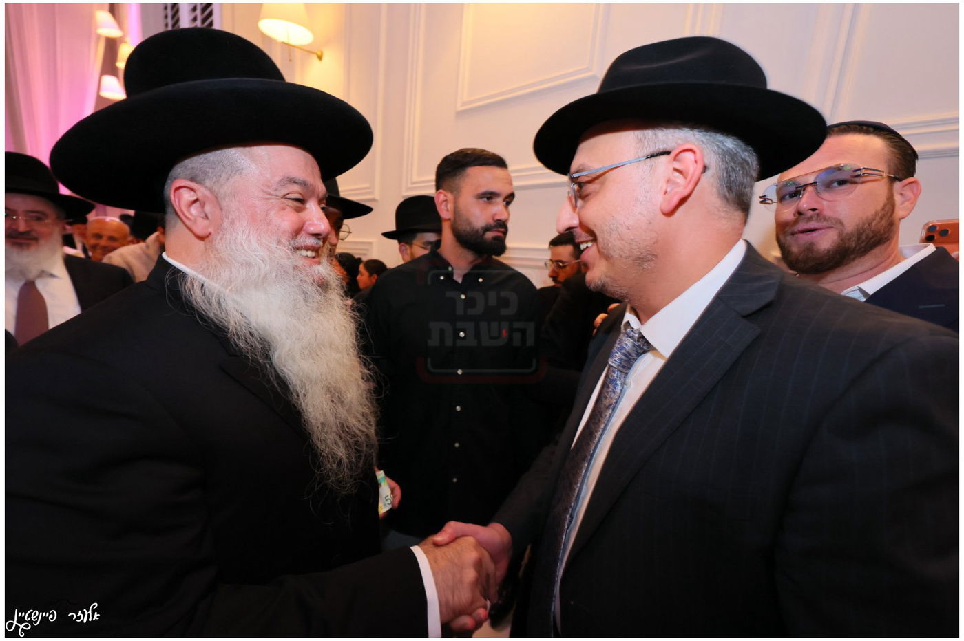 חתונת בת הגאון הרב יגאל כהן עם בן הגאון הרב אליהו שטרית