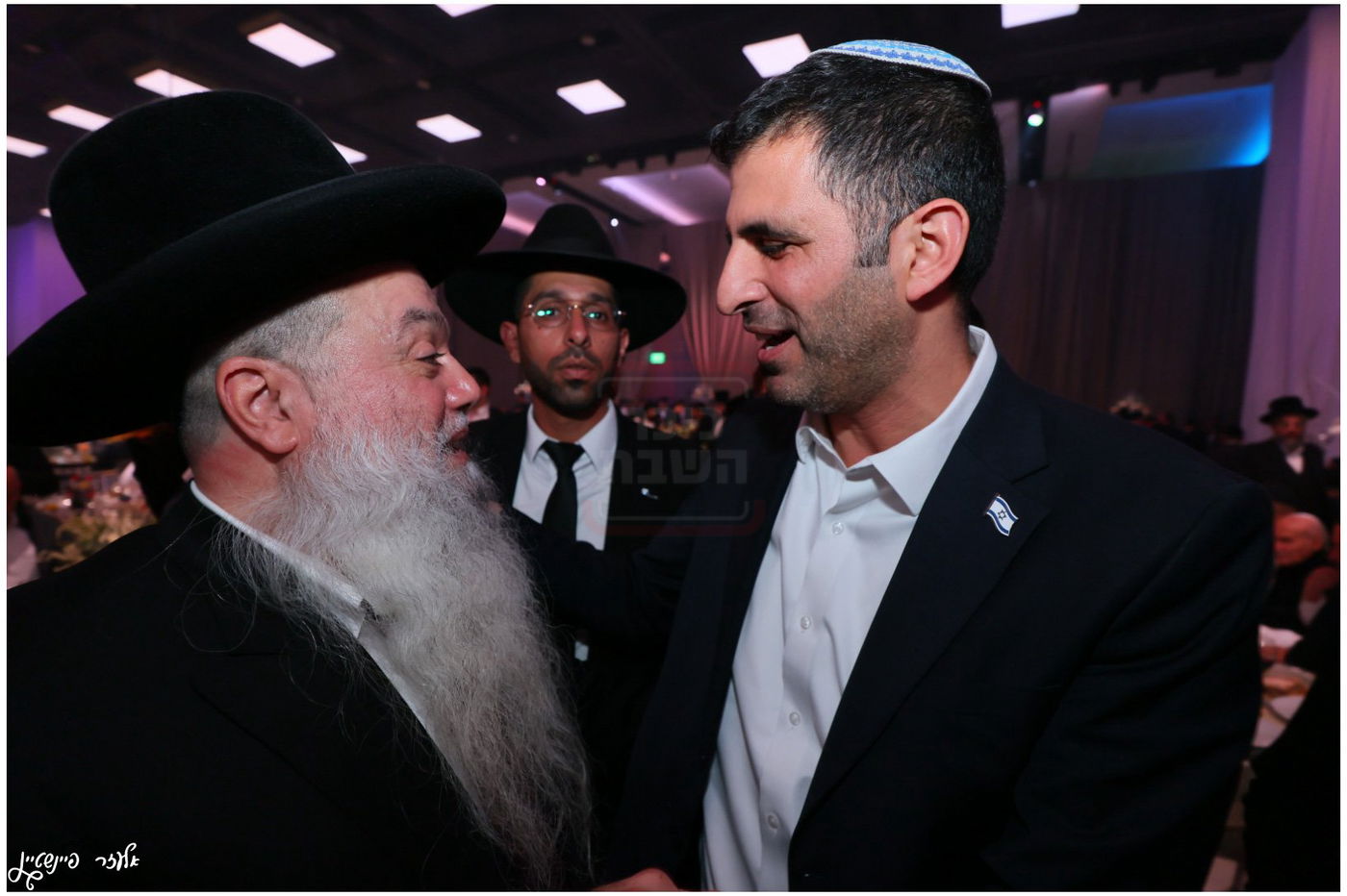 חתונת בת הגאון הרב יגאל כהן עם בן הגאון הרב אליהו שטרית