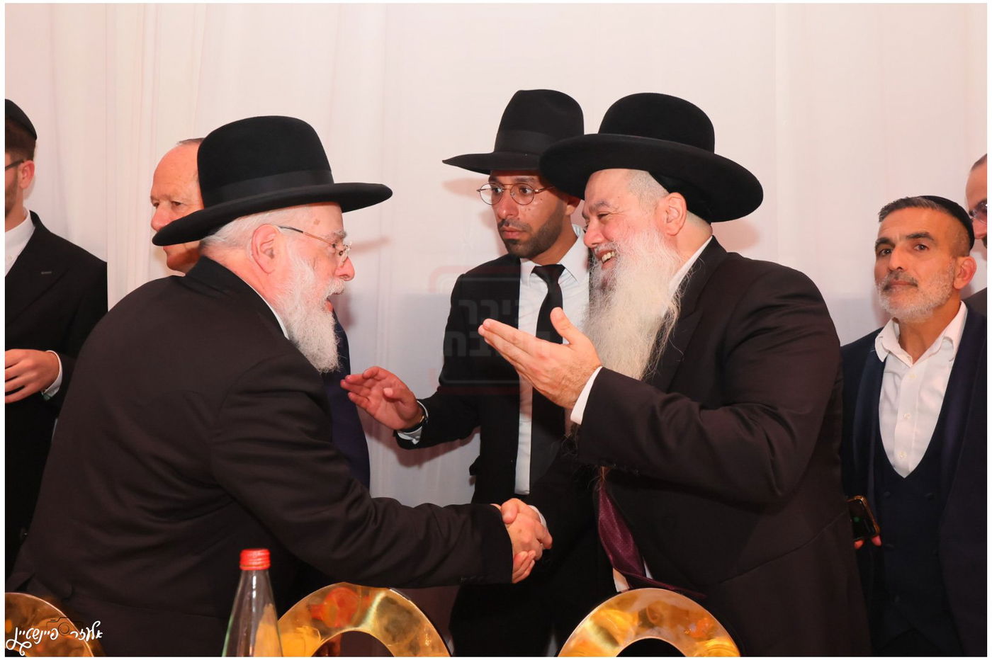 חתונת בת הגאון הרב יגאל כהן עם בן הגאון הרב אליהו שטרית