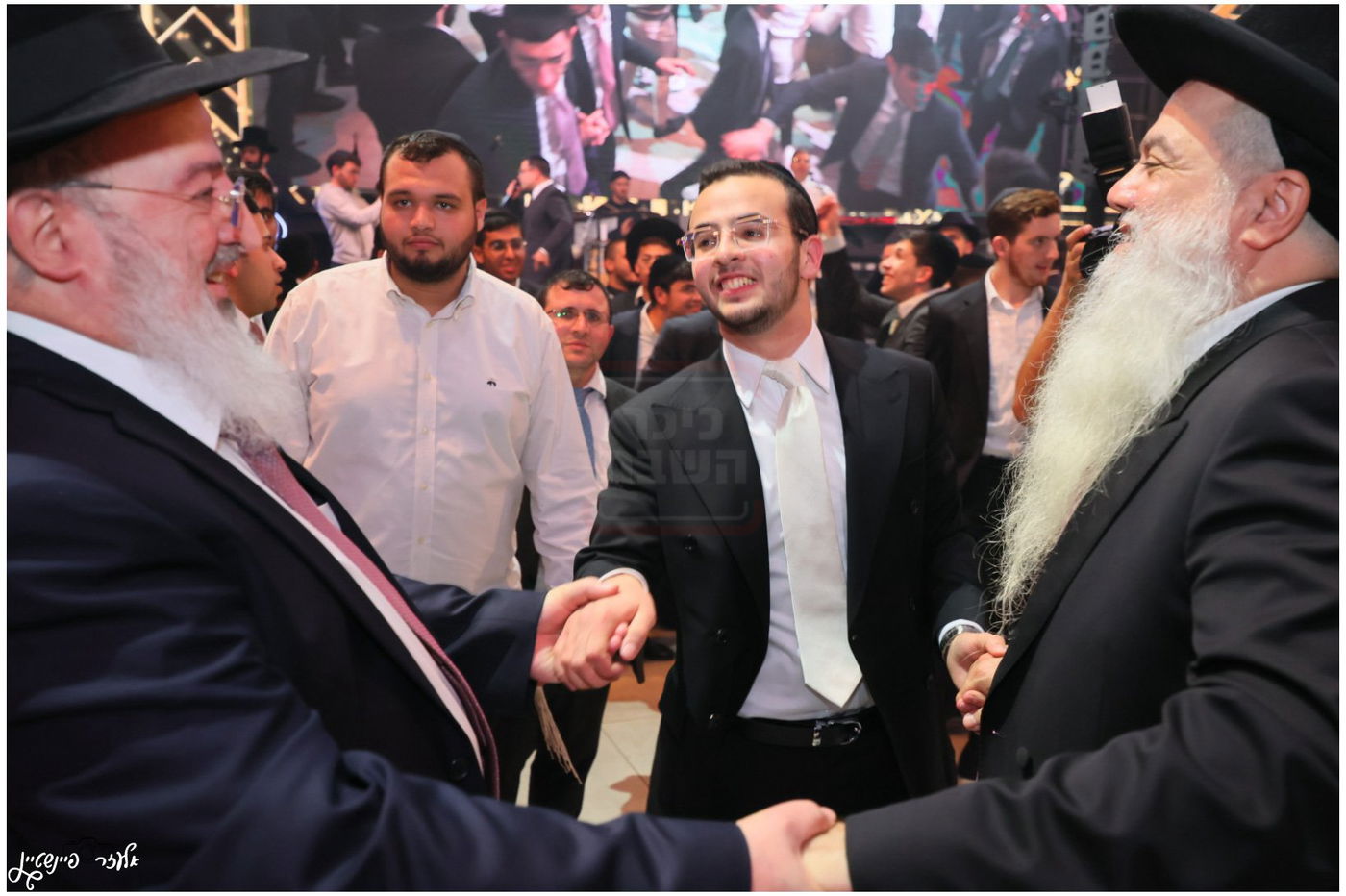 חתונת בת הגאון הרב יגאל כהן עם בן הגאון הרב אליהו שטרית