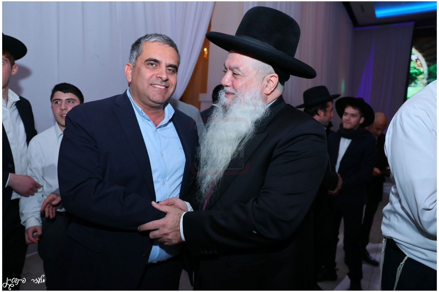 חתונת בת הגאון הרב יגאל כהן עם בן הגאון הרב אליהו שטרית