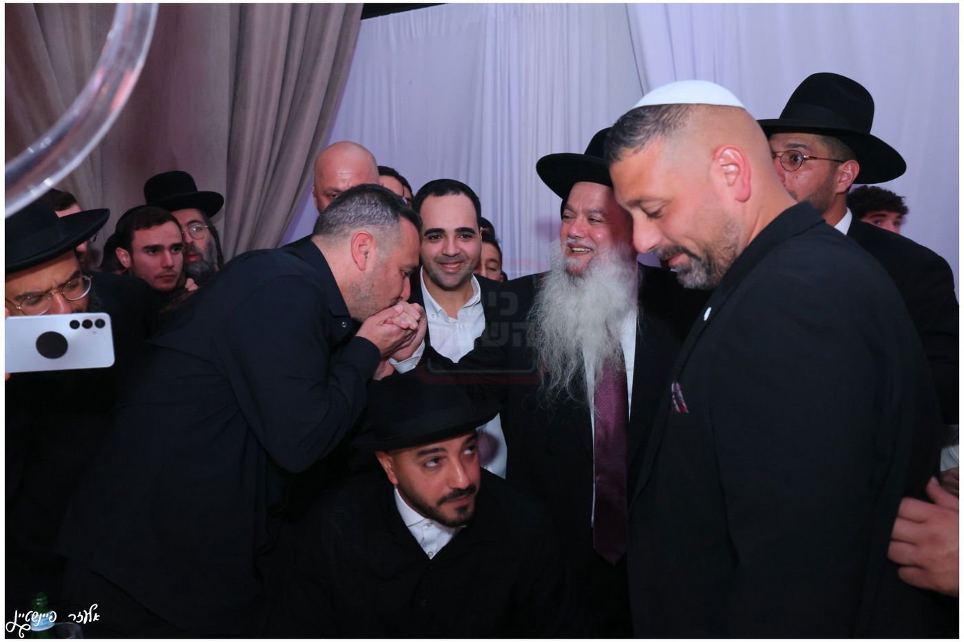 חתונת בת הגאון הרב יגאל כהן עם בן הגאון הרב אליהו שטרית