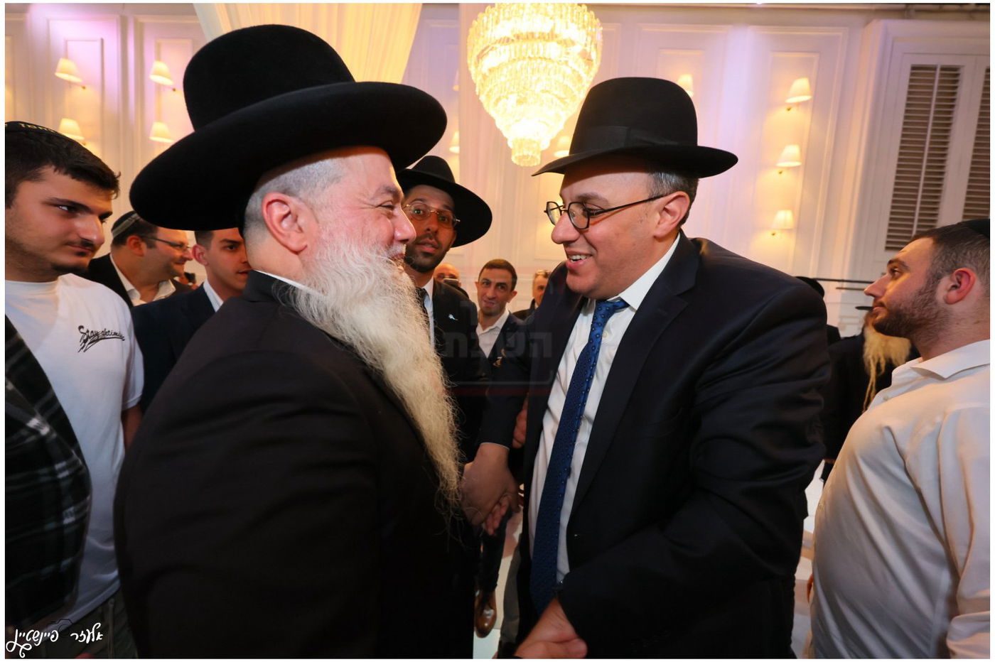 חתונת בת הגאון הרב יגאל כהן עם בן הגאון הרב אליהו שטרית