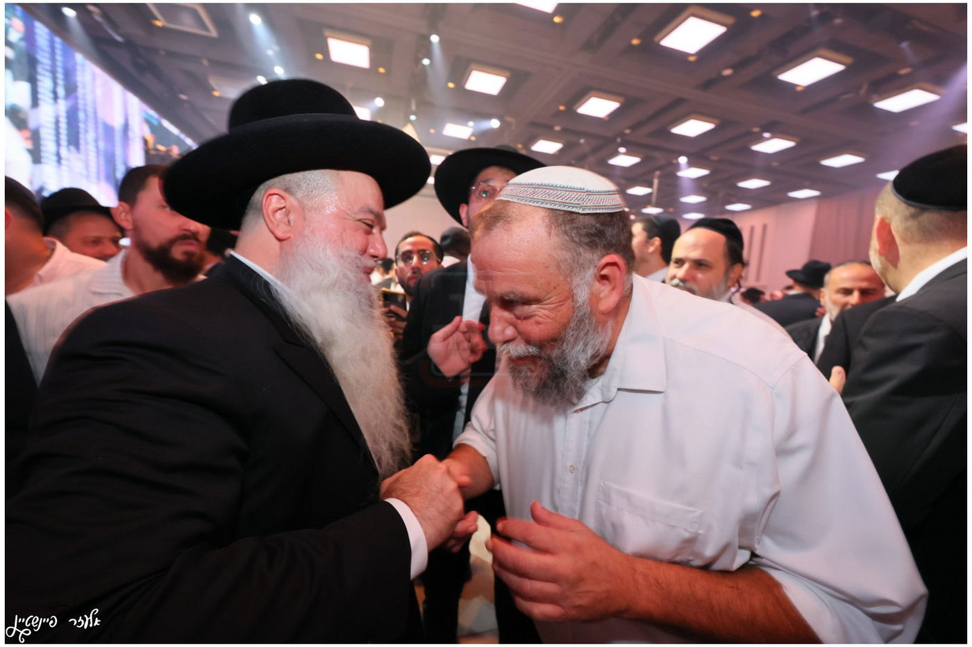 חתונת בת הגאון הרב יגאל כהן עם בן הגאון הרב אליהו שטרית