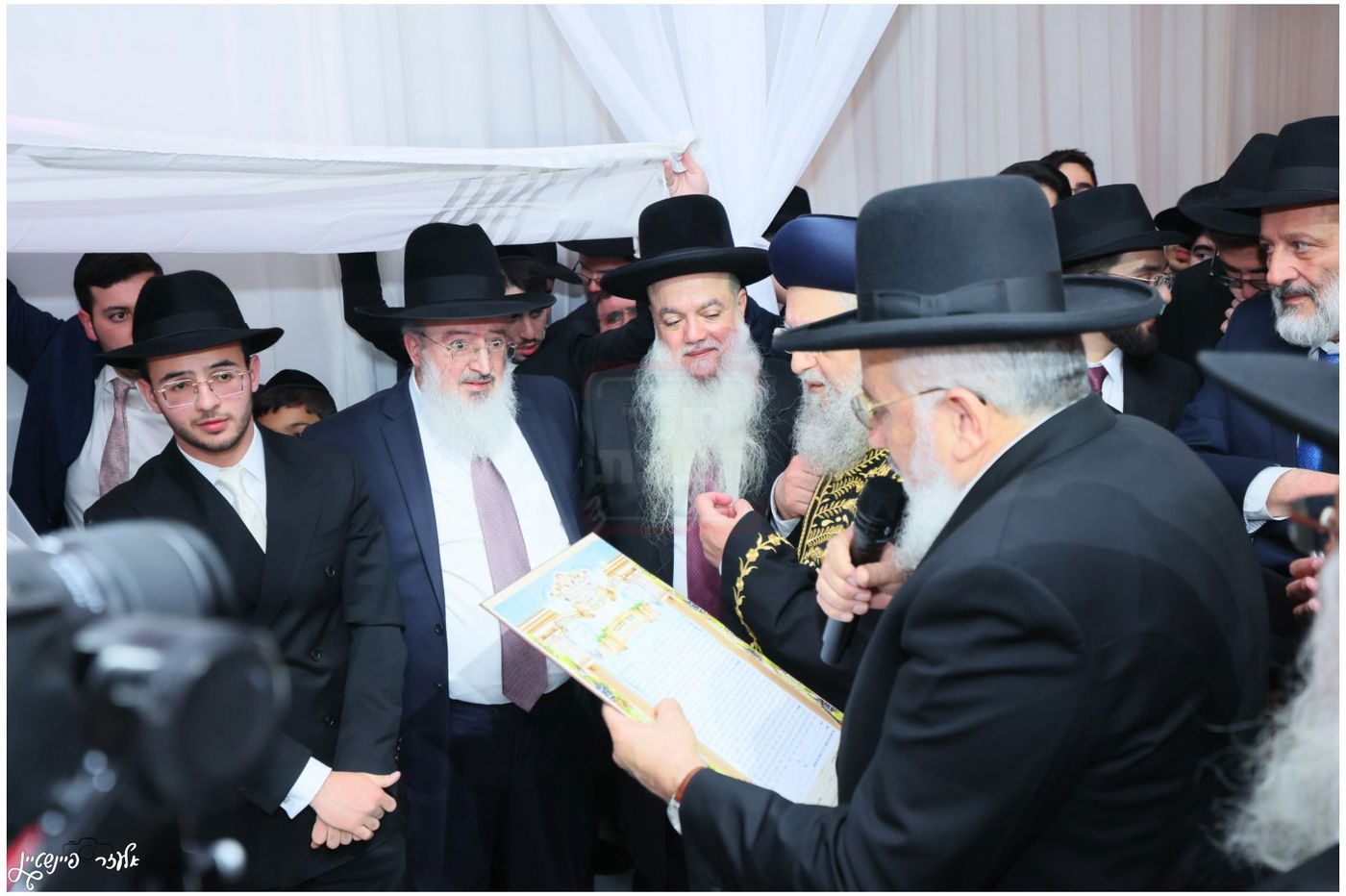 חתונת בת הגאון הרב יגאל כהן עם בן הגאון הרב אליהו שטרית