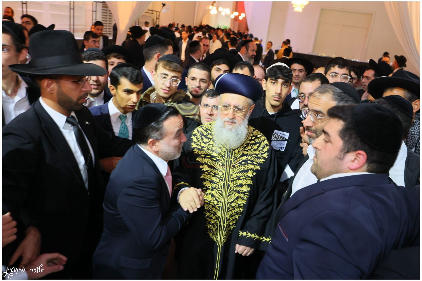 חתונת בת הגאון הרב יגאל כהן עם בן הגאון הרב אליהו שטרית