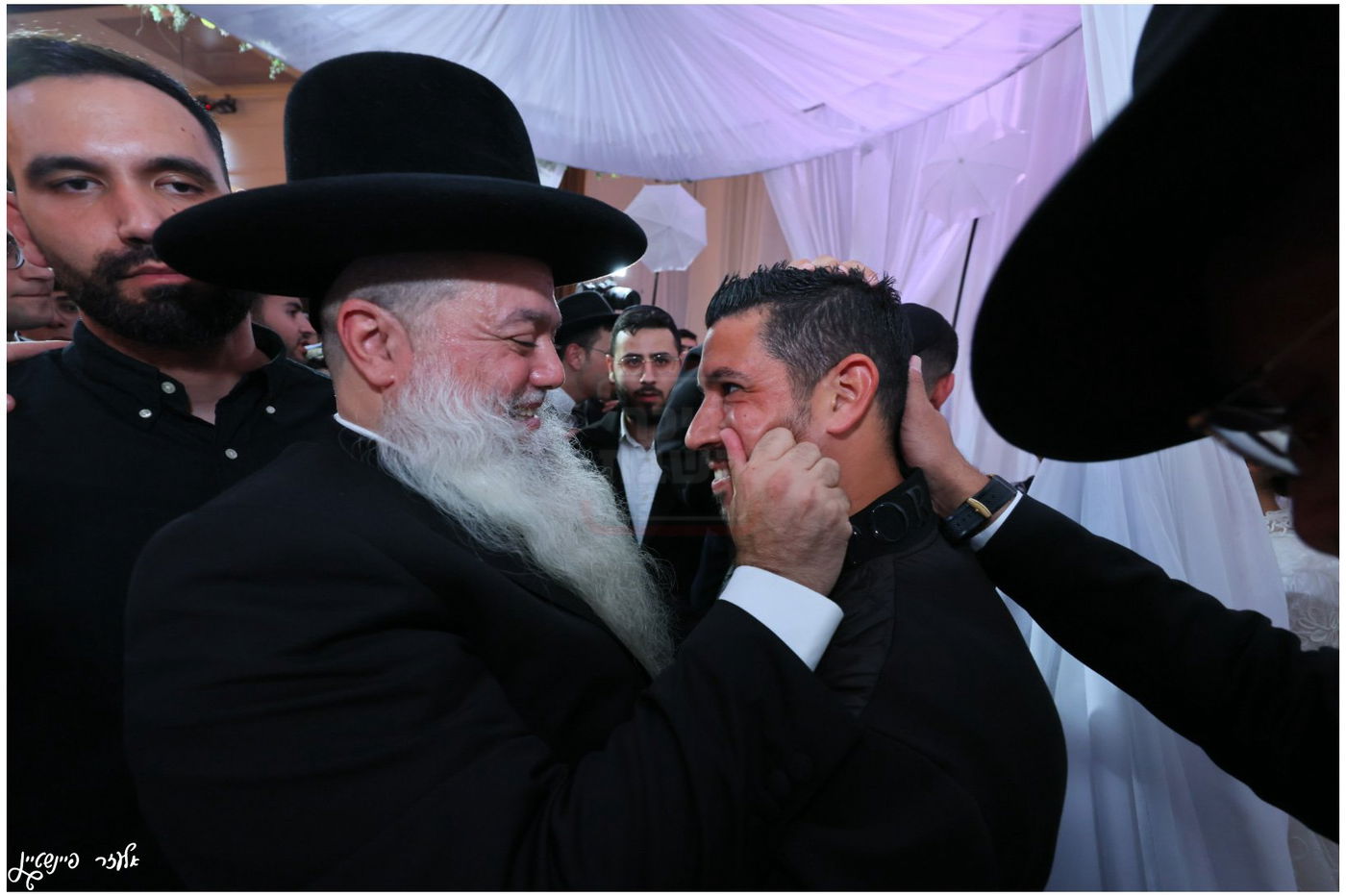 חתונת בת הגאון הרב יגאל כהן עם בן הגאון הרב אליהו שטרית