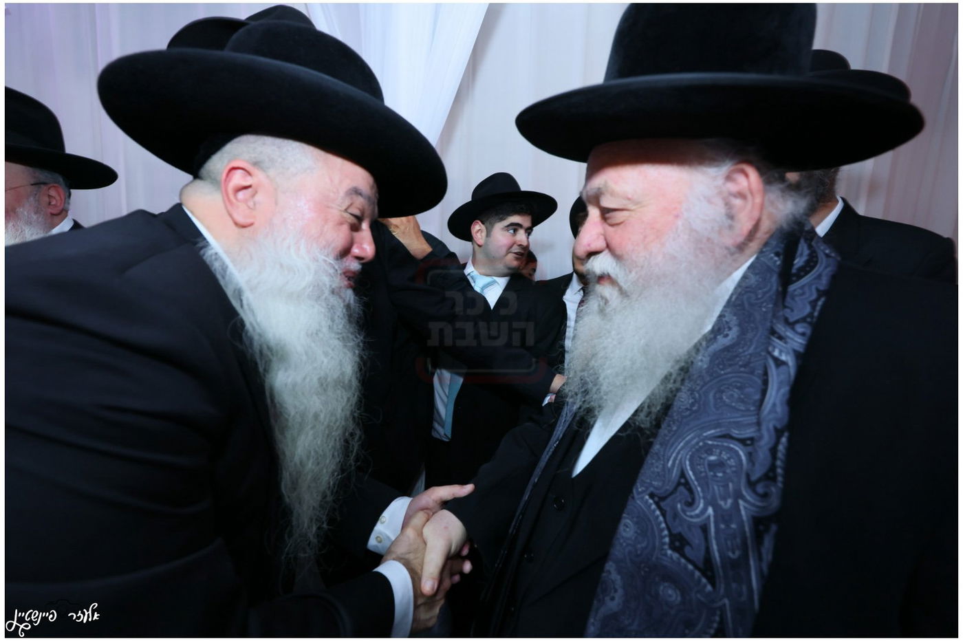 חתונת בת הגאון הרב יגאל כהן עם בן הגאון הרב אליהו שטרית