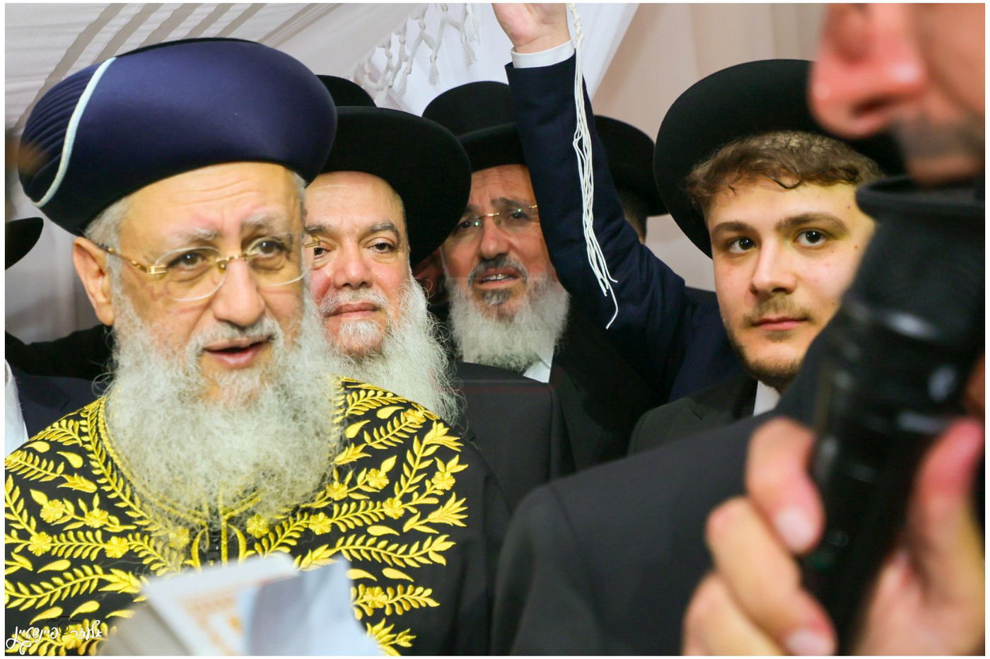 חתונת בת הגאון הרב יגאל כהן עם בן הגאון הרב אליהו שטרית