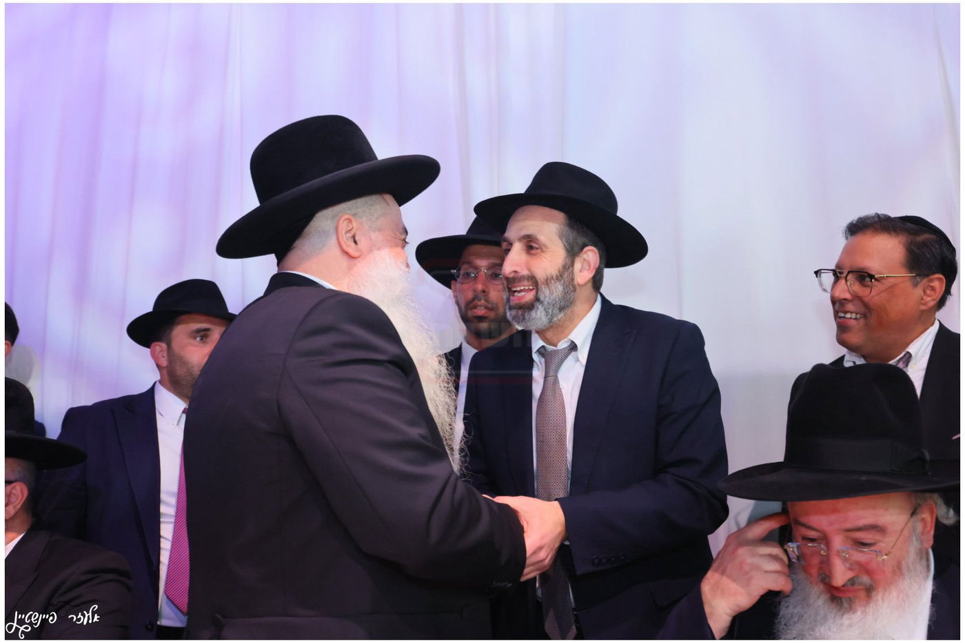 חתונת בת הגאון הרב יגאל כהן עם בן הגאון הרב אליהו שטרית