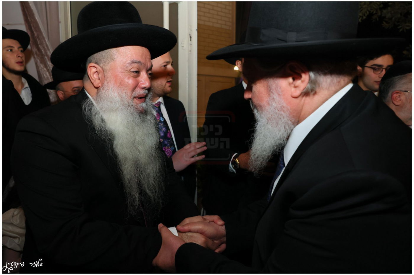 חתונת בת הגאון הרב יגאל כהן עם בן הגאון הרב אליהו שטרית