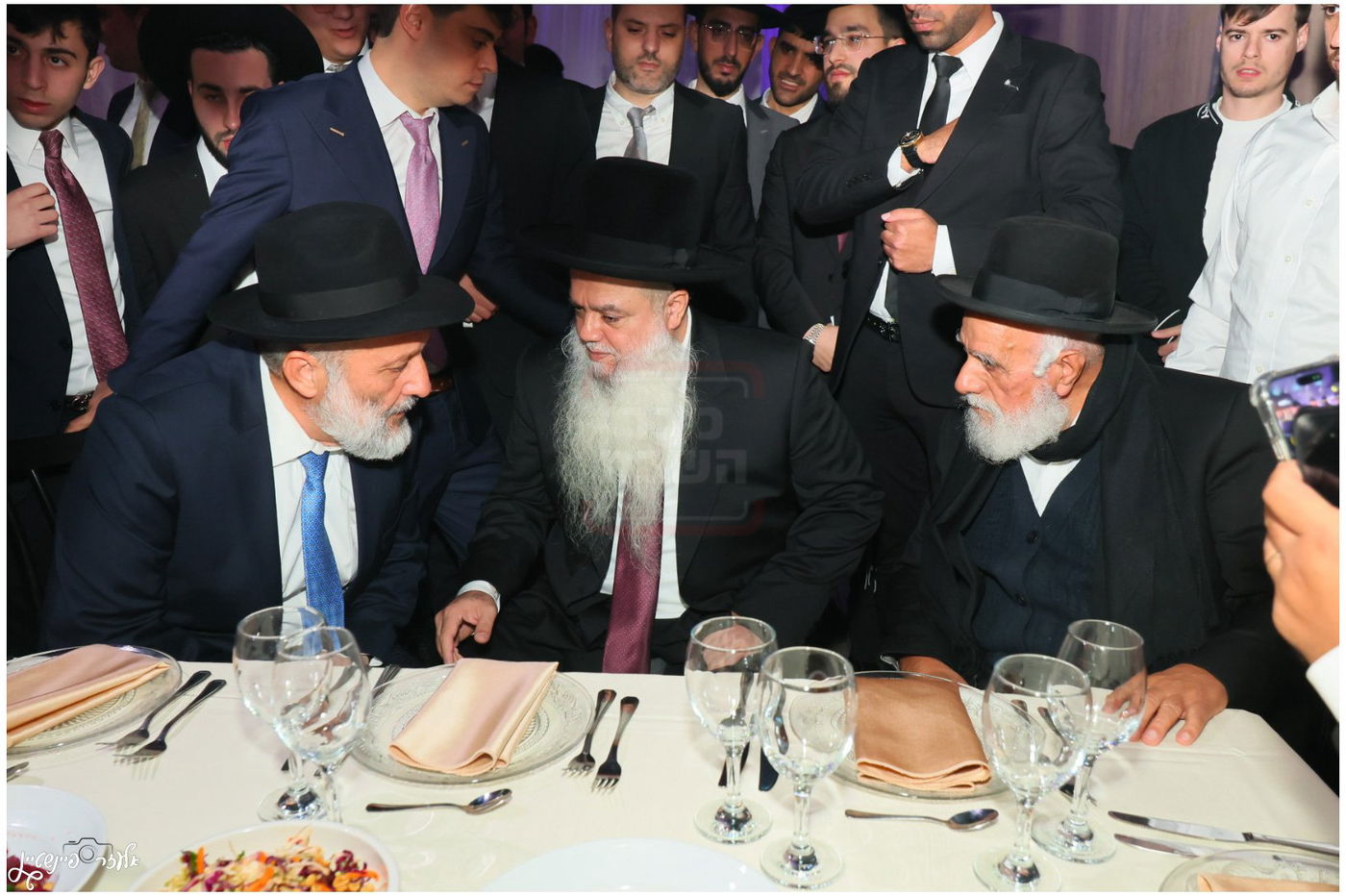 חתונת בת הגאון הרב יגאל כהן עם בן הגאון הרב אליהו שטרית