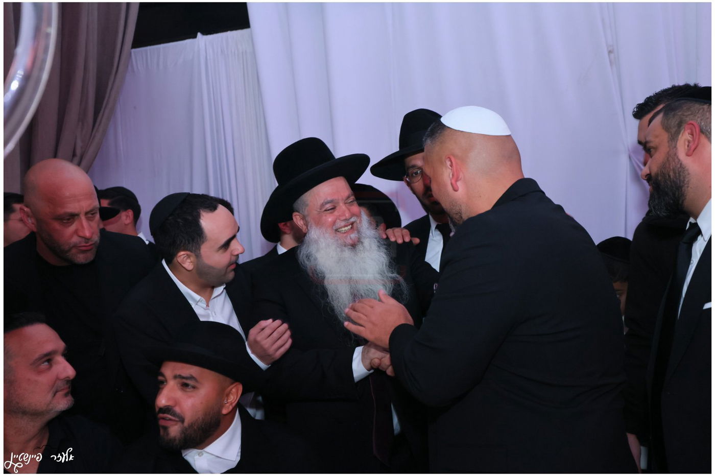 חתונת בת הגאון הרב יגאל כהן עם בן הגאון הרב אליהו שטרית