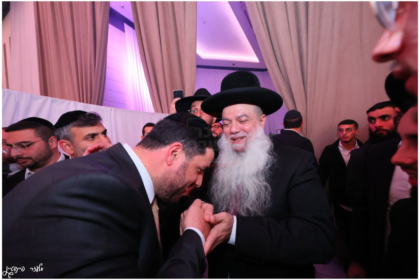 חתונת בת הגאון הרב יגאל כהן עם בן הגאון הרב אליהו שטרית