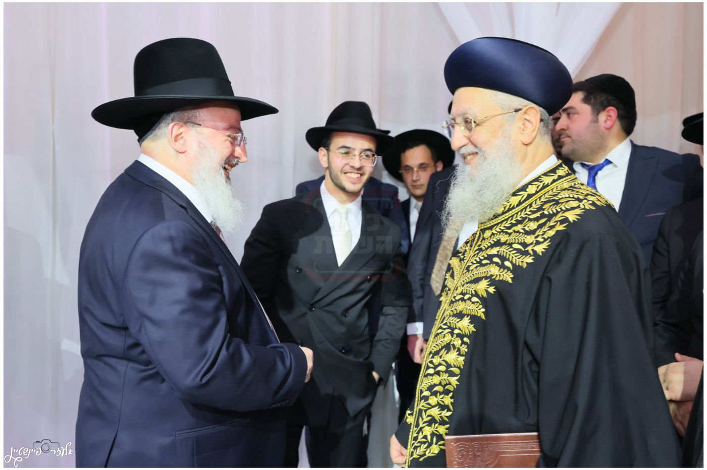 חתונת בת הגאון הרב יגאל כהן עם בן הגאון הרב אליהו שטרית