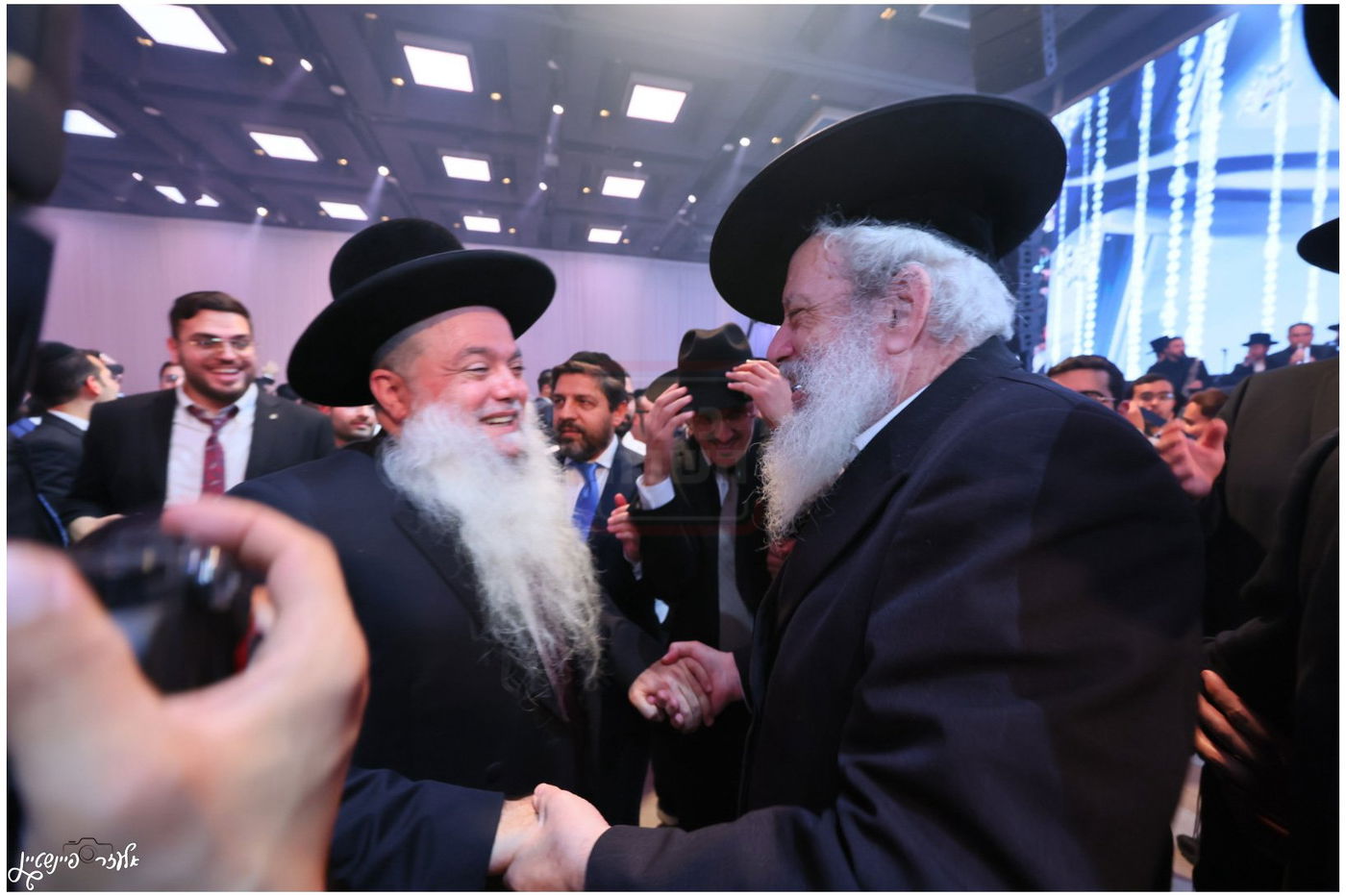 חתונת בת הגאון הרב יגאל כהן עם בן הגאון הרב אליהו שטרית