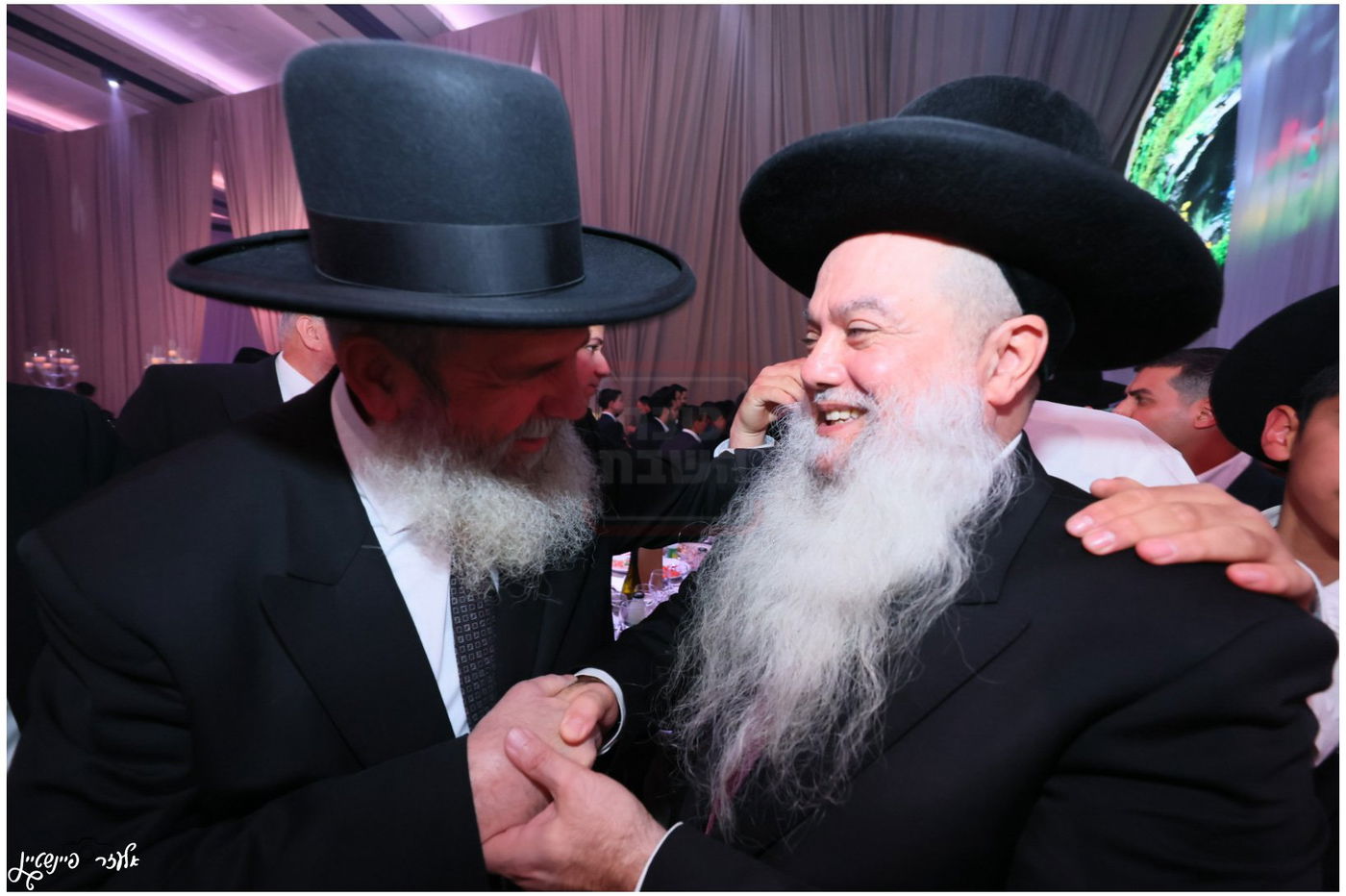 חתונת בת הגאון הרב יגאל כהן עם בן הגאון הרב אליהו שטרית