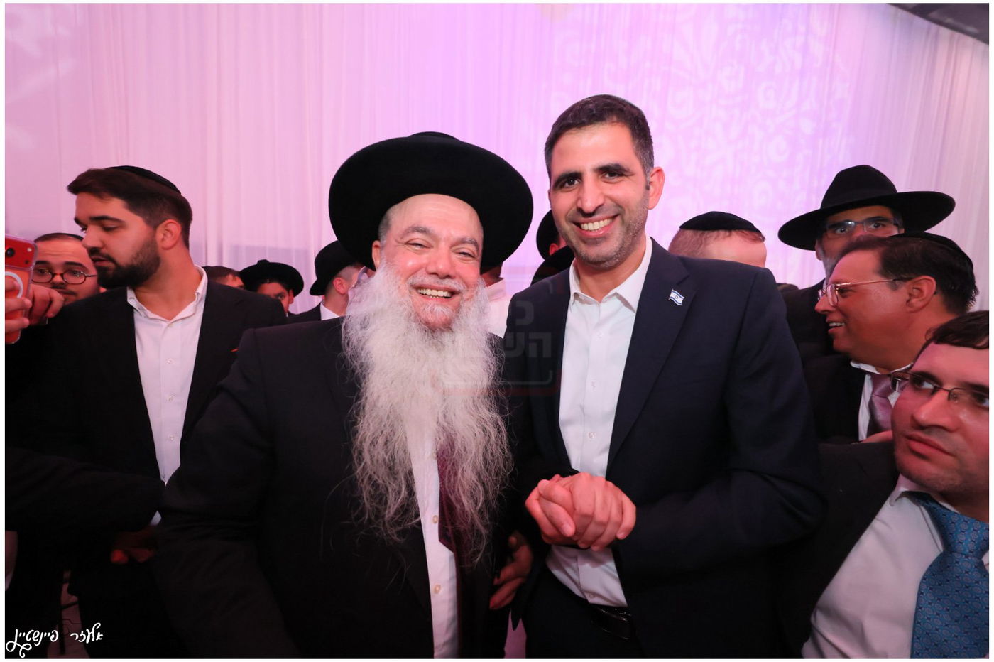 חתונת בת הגאון הרב יגאל כהן עם בן הגאון הרב אליהו שטרית