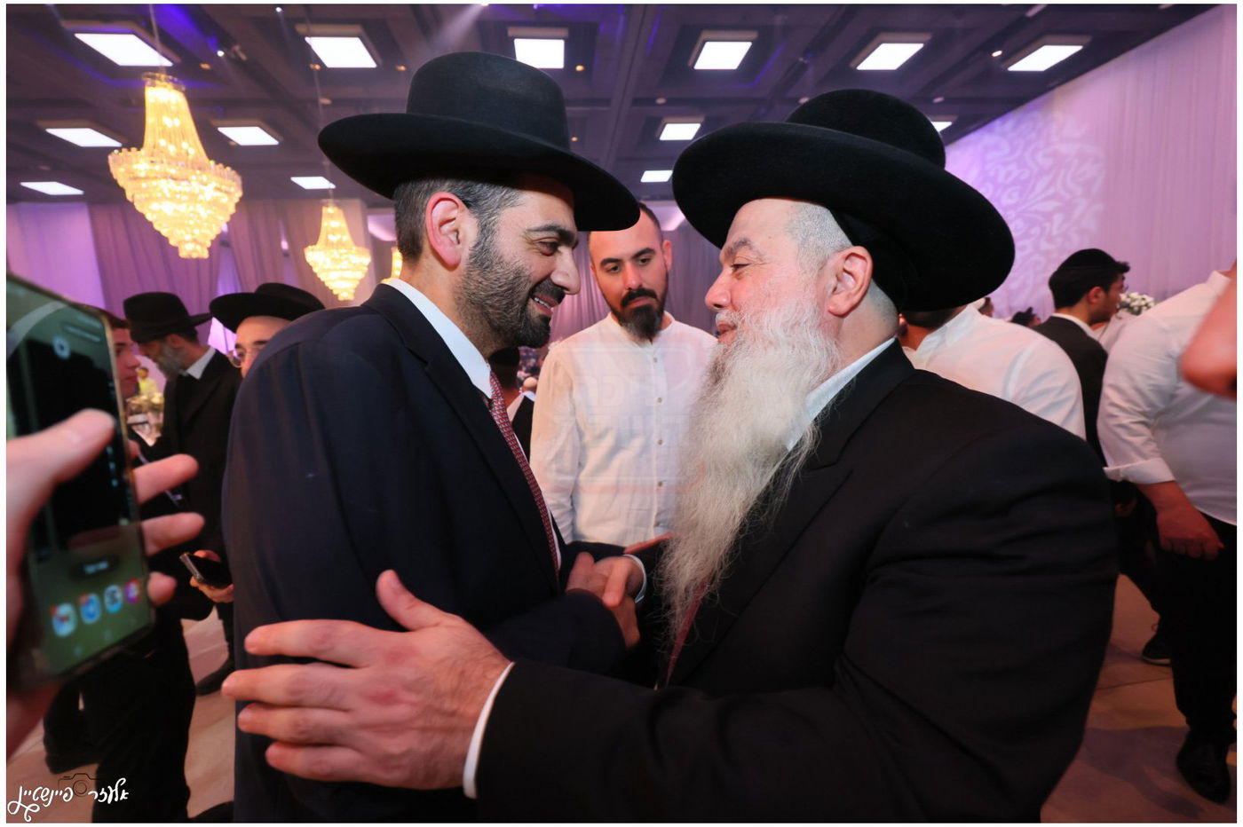 חתונת בת הגאון הרב יגאל כהן עם בן הגאון הרב אליהו שטרית