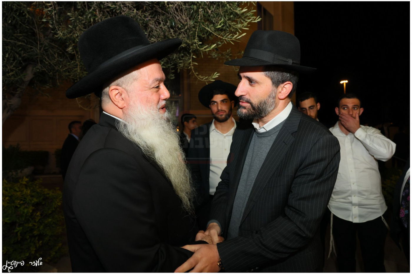 חתונת בת הגאון הרב יגאל כהן עם בן הגאון הרב אליהו שטרית