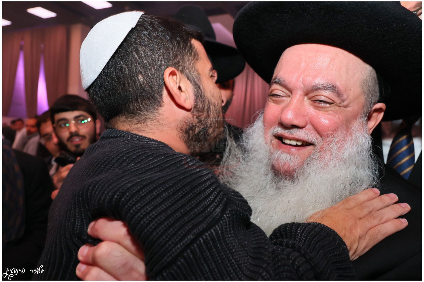 חתונת בת הגאון הרב יגאל כהן עם בן הגאון הרב אליהו שטרית