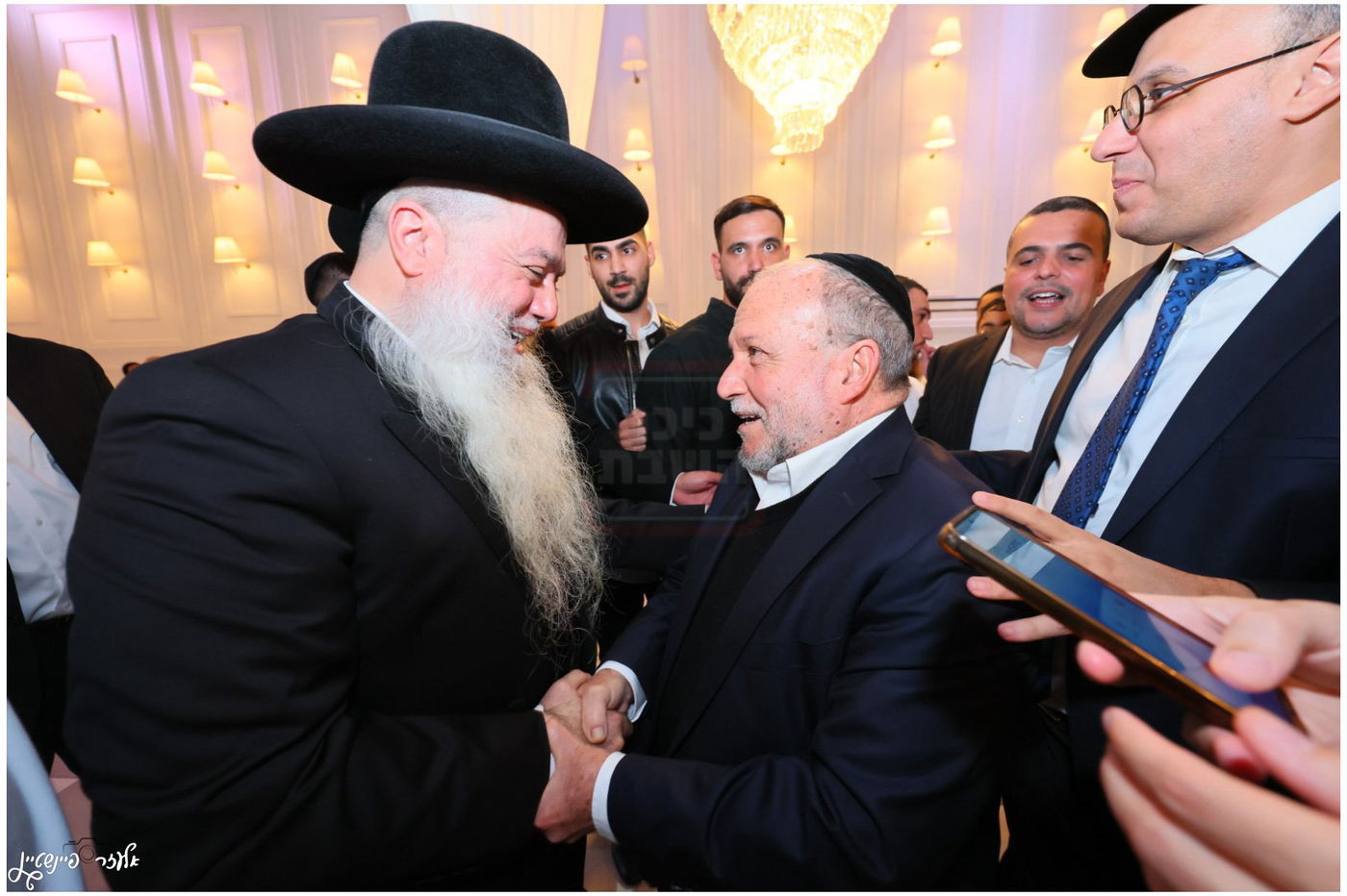 חתונת בת הגאון הרב יגאל כהן עם בן הגאון הרב אליהו שטרית