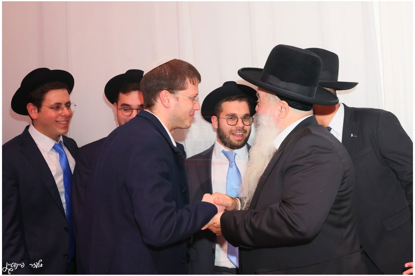 חתונת בת הגאון הרב יגאל כהן עם בן הגאון הרב אליהו שטרית