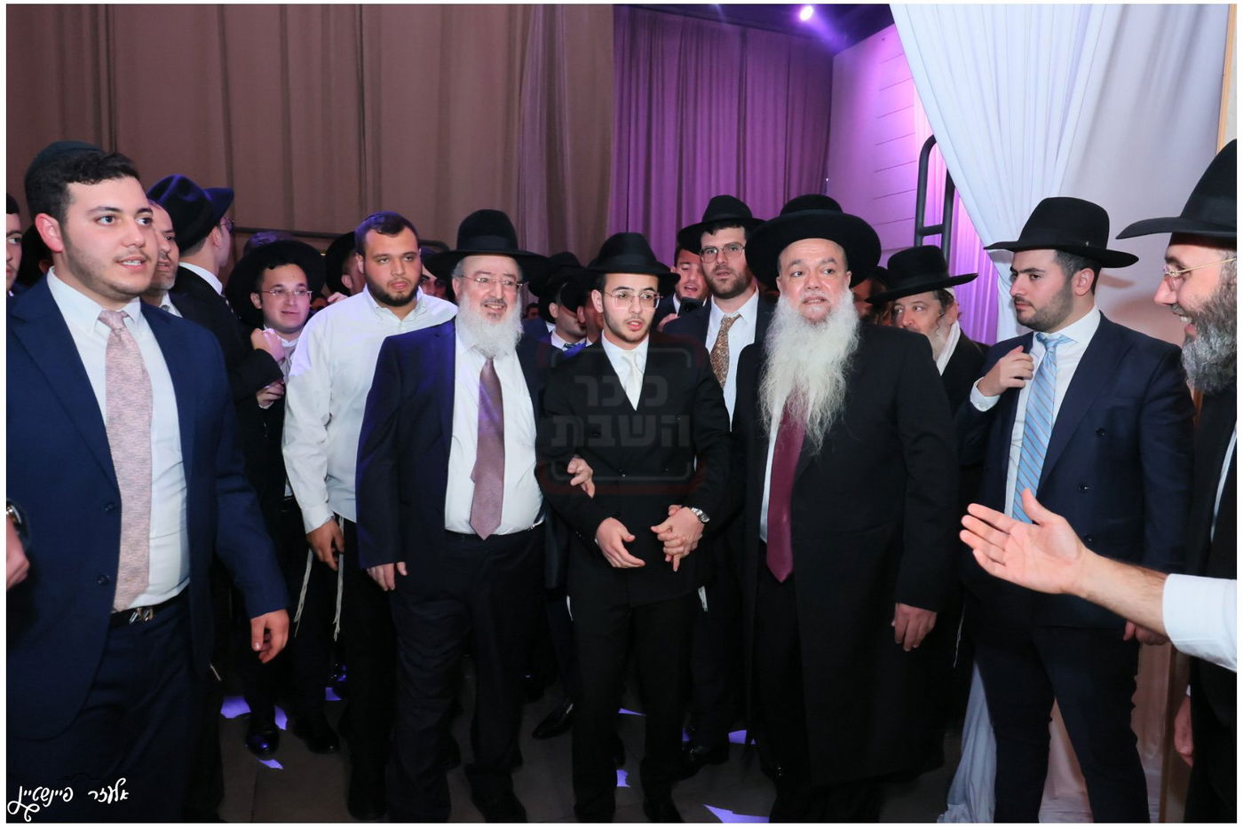 חתונת בת הגאון הרב יגאל כהן עם בן הגאון הרב אליהו שטרית