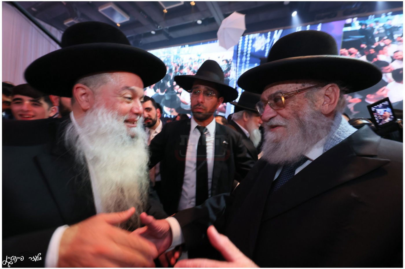 חתונת בת הגאון הרב יגאל כהן עם בן הגאון הרב אליהו שטרית