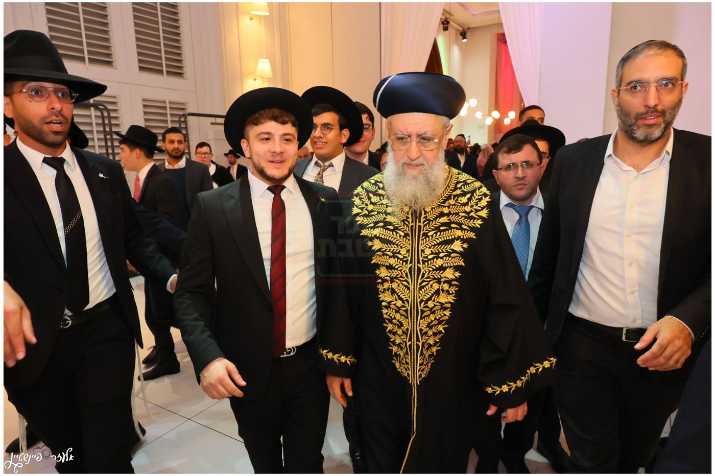 חתונת בת הגאון הרב יגאל כהן עם בן הגאון הרב אליהו שטרית